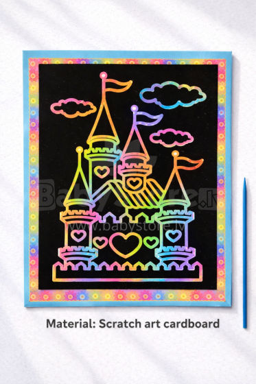 Happy Toys Scratch Art.9576 Набор для творчества Гравюра
