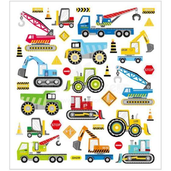 Construction Vehicle Stickers Art.29175