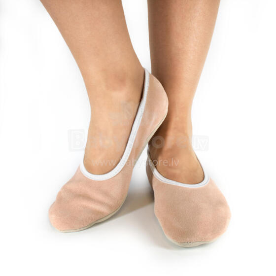 Bebe Basic Hip-Hop Gymnastics Shoes Art.SB120 Nude Barefoot võimlemissussid