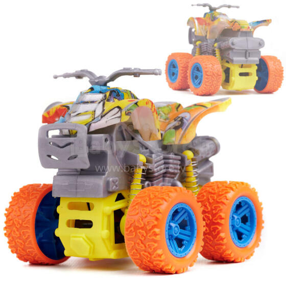Ikonka Art.KX5662 Monster Truck maastikusõiduk neljarattaveoga kollane 1:36