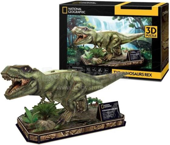 Cubic Fun National Geographic 3D Puzle Art.DS1051H pusle T-Rex