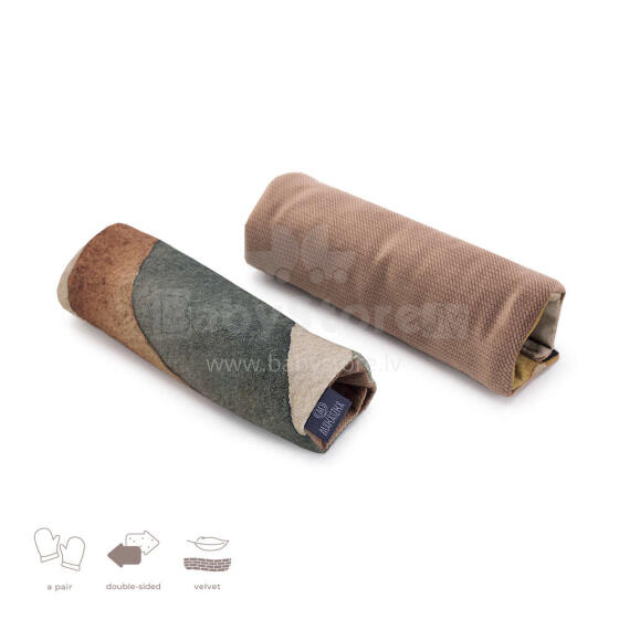 Makaszka Stroller Strap Cover Art.155946 Накладка на ремень безопасности, 2 шт.