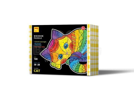 KIDS DO Wooden puzzle  Art.AP3112  Puidust pusle 100 tk