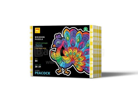 KIDS DO Wooden puzzle Art.AP3118 Puidust pusle 64 tk