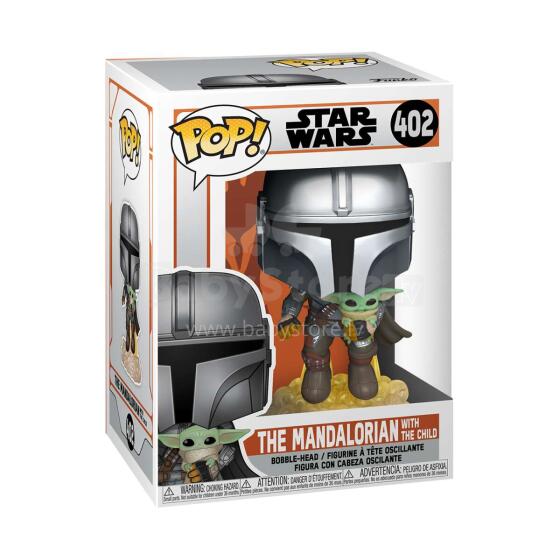 FUNKO POP! Vinyl Figuur: Star Wars: The Mandalorian Flying w/Jet