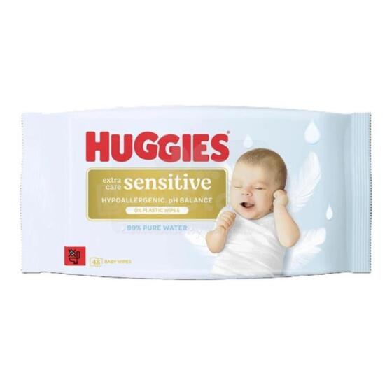 Huggies Extra Care Sensitive PF Art.159711 Wet wipes 48 pcs.
