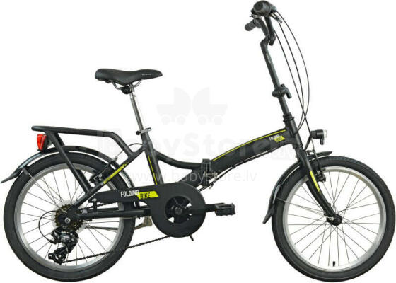 Saliekamais velosipēds Esperia Torino 22750D 6VTX35 Black (Rata izmērs: 20”)