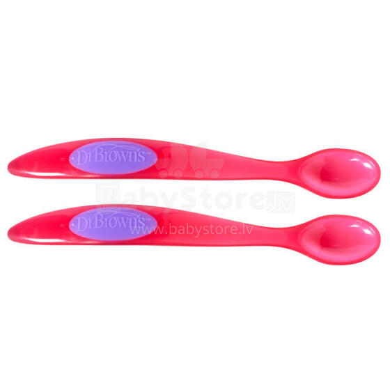 TF200 Infant Feeding Spoon - Pink, 2-Pack