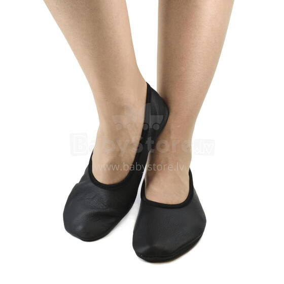 Bebe Basic Hip-Hop Gymnastics Shoes Art.SB120 Black Barefoot võimlemissussid