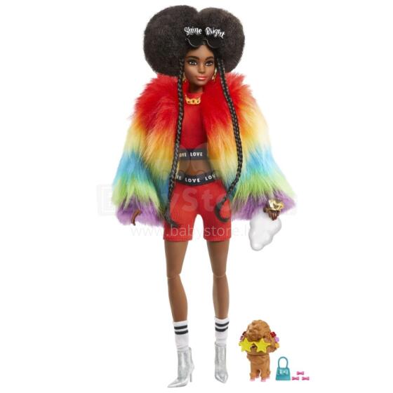 BARBIE® Extra vikerkaare kasukaga, GVR04