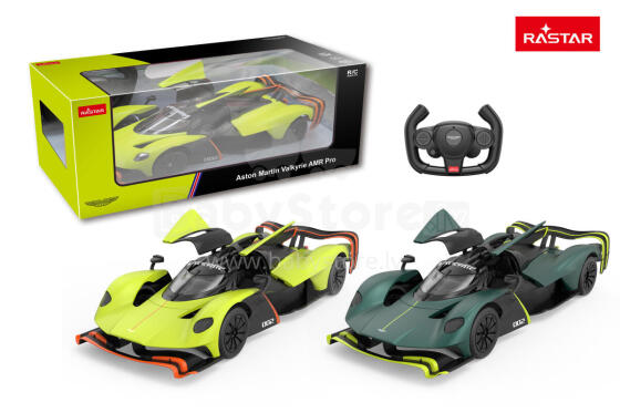 RASTAR 1:14 auto R/C Aston Martin Valkyrie AMR Pro USB Charging, 92106