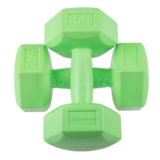 Hex Hantlid Springos FA1031 2 x 1,5 kg