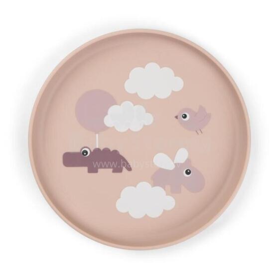Done by Deer Foodie Plate Art.213401 Happy Сlouds Powder  Laste taldrik