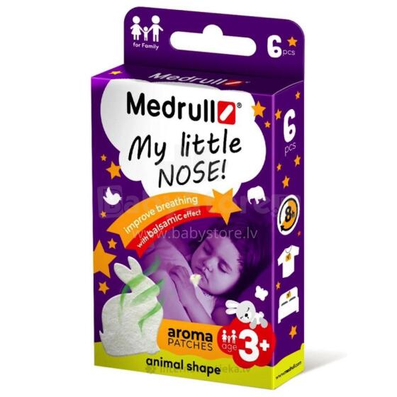 Medrull Aroma Patches Art.APMDNWNS2364  aроматические пластыри "My little nose animal shape" N6