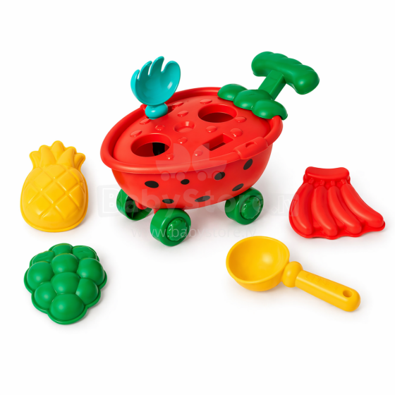 Bebe Basic Sand Toys Art.214967 Liivatarvikute komplekt, 6 tk.