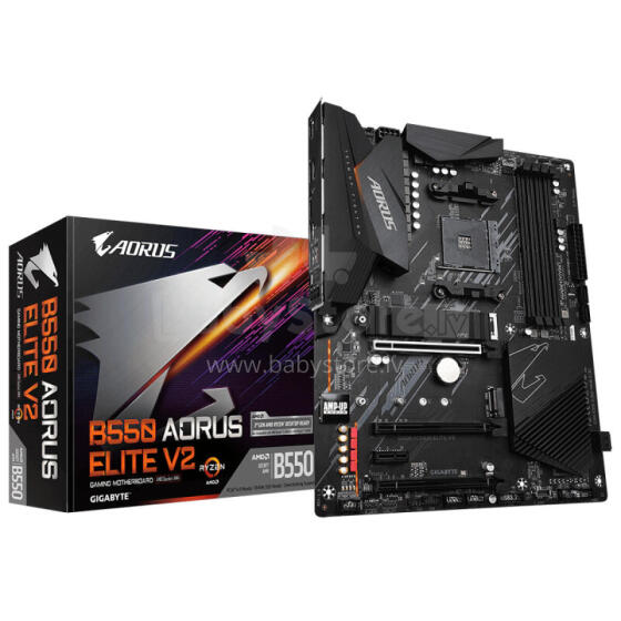 Mātesplates Gigabyte B550 AORUS ELITE V2 AMD B550 ligzda AM4 ATX