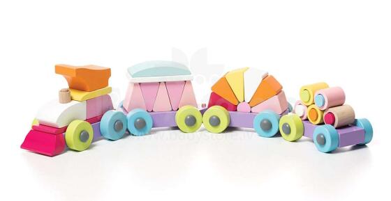 Cubika Art.1832001 Construction Set Train, Rong