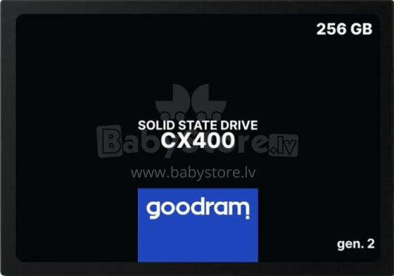 GoodRam CX400 Gen.2 256 GB 2,5 collu SATA III SSD (SSDPR-CX400-256-G2)