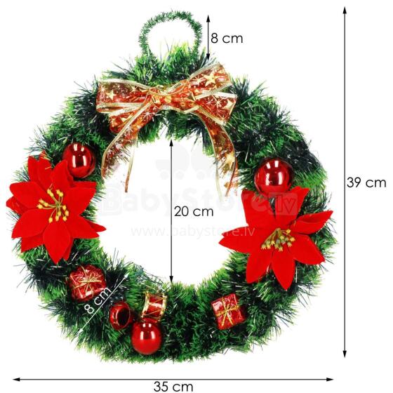Jõulupärg uksedekoratsioon Springos CA1018 35 cm