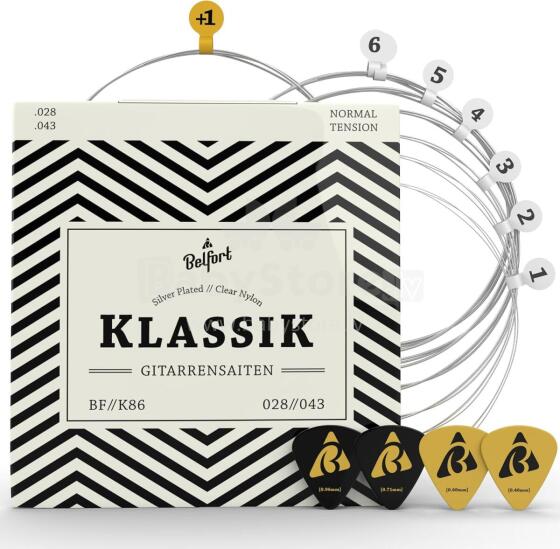 Guitar Strings Classical Guitar Premium Nylon Strings Art.223269