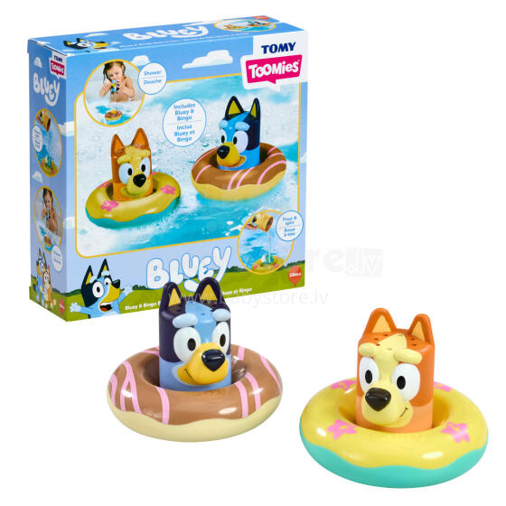 TOOMIES vannimänguasi Bluey Bath Floats, 2tk., E73705