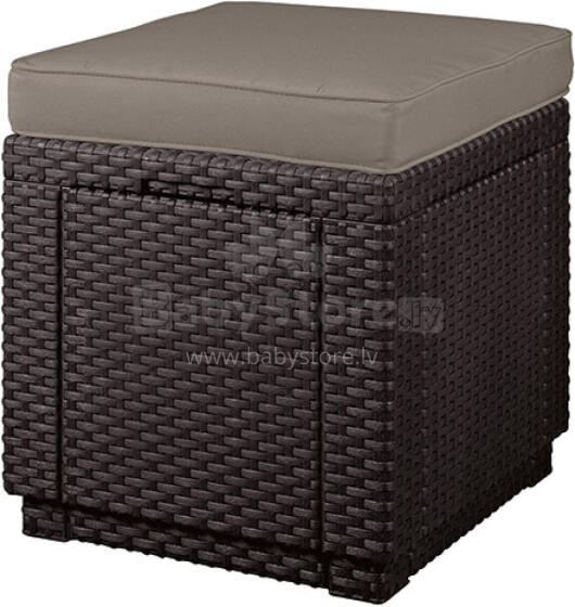 Aiatool - hoiukast Cube padjaga, pruun