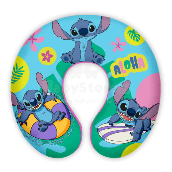 Disney Stitch Pillow Art.59387  Reisi kaelapadi