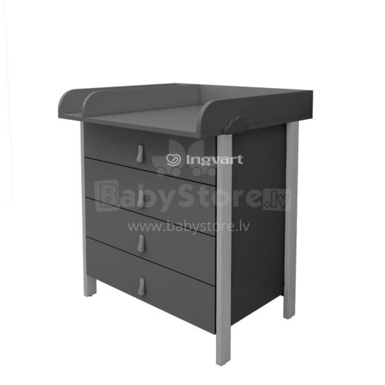 La Bebe™  Scandi Art.227081 Graphite/Grey