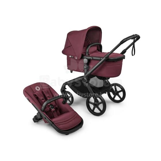 Bugaboo Fox 5 2 in 1 Art.227126 Dark Cherry Children's universal stroller transformable for the weather