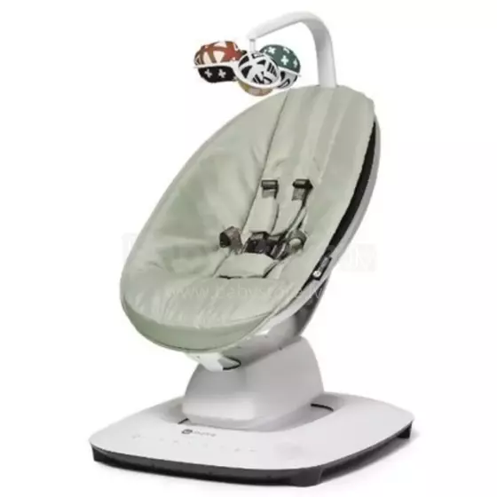4moms MamaRoo 5.0 Infant Seat Art.227273 Sage Classic Black elektroonilised beebi kiiged