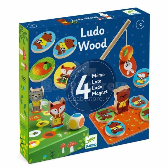 4 mängu - Ludo Wood