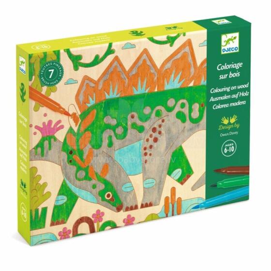 Viltpliiatsid - Puidu värvimine - Dinosaurused