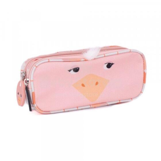 2-Zip Pencil Case - Pomelos - The Ostrich