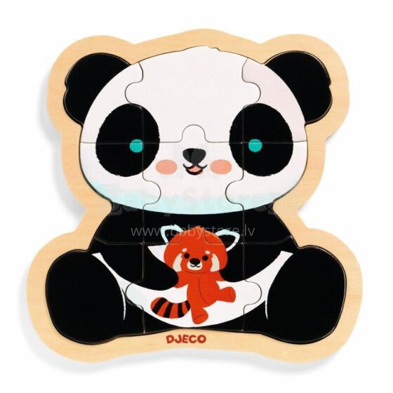 Puidust pusle - Panda (9 tükki)