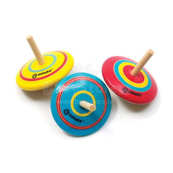Svoora - Mini puidust vurr – Klassikaline (1 tk., 3 kujundust)