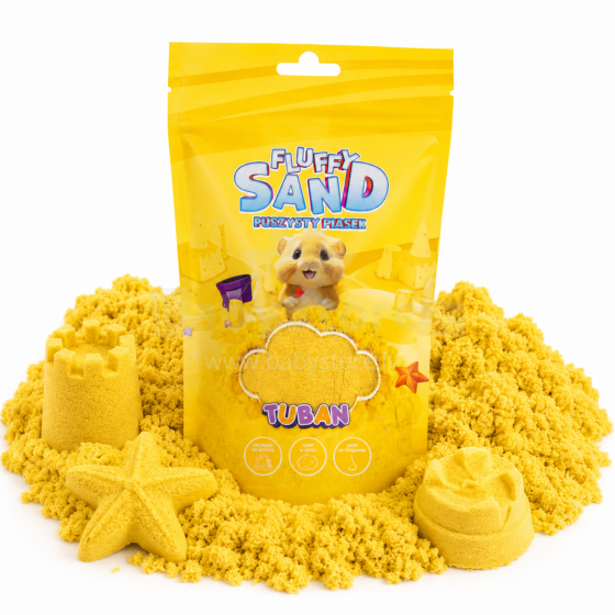 Bebe Basic Kinetic Super Sand Art.231052 Yellow Fluffy sand - Yellow - 90 g