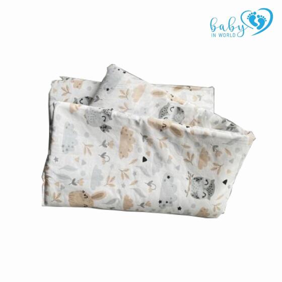 BABY 01628 Одеяло и подушка 135x100 40x60 Поляна Совы
