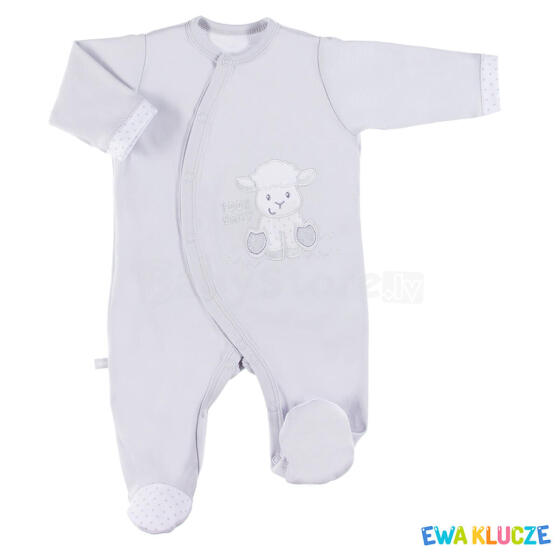 EWA 852625 NEWBORN Gray romper 56