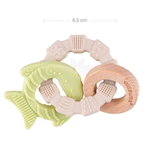 GILIGUMS GG 19012 Teether ring tɔmelã silicone ati