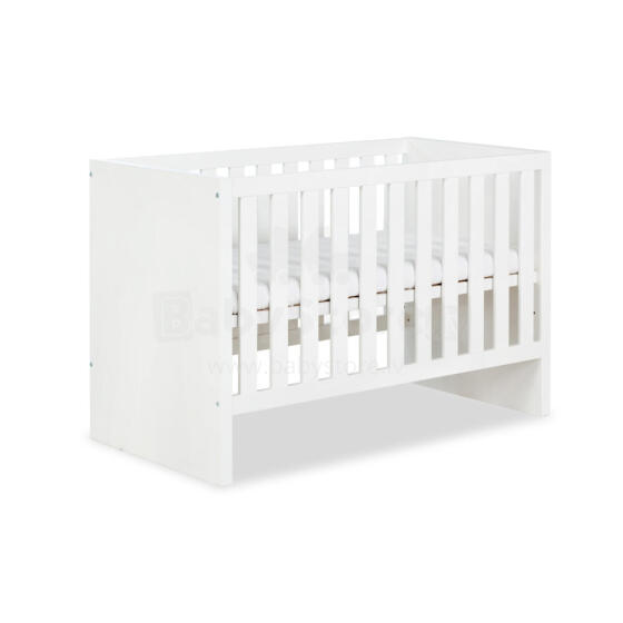 Klups Amelia Art.233081 White  Laste puidust võrevoodi 120x60 cm