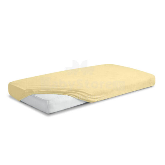 MATEX FROTTE PREMIUM fitted sheet 70x140 [TB0026_04] yellow