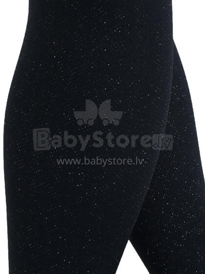 NOVITI RM010-G-02 Micro tights 40den black with glitter 104/110