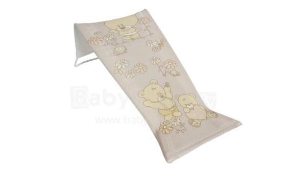 TEGA MS-026-119 Bath lounger with the image of a Teddy bear, beige
