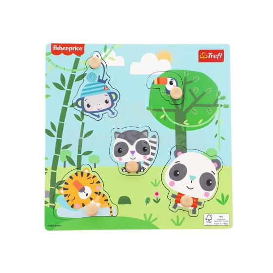 TREFL 61618 Tɔƒodela ƒe asi Ave Mini Puzzle