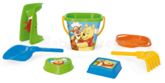WADER 77142 Sand set 7 kakɛwo WINNIE THE POOH