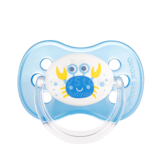 CANPOL 22/410 Fa akɔ na ame goglo silicone pacifier 0-6m LƆLƆ̃ &amp; ƑUTA pink