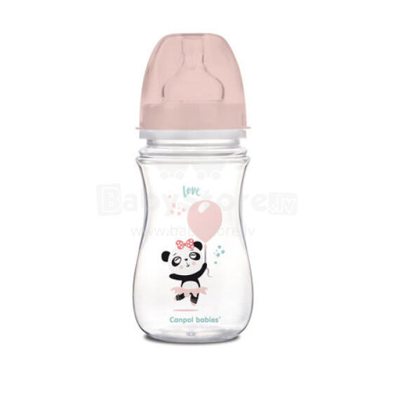 CANPOL 35/222 EasyStart Exotic keke anti-colic aŋetu 300ml pink