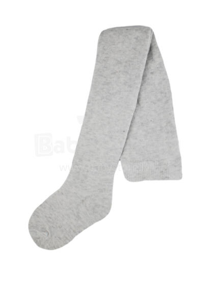 NOVITI RB001-G-06 Cotton tights smooth light gray melange 116/122