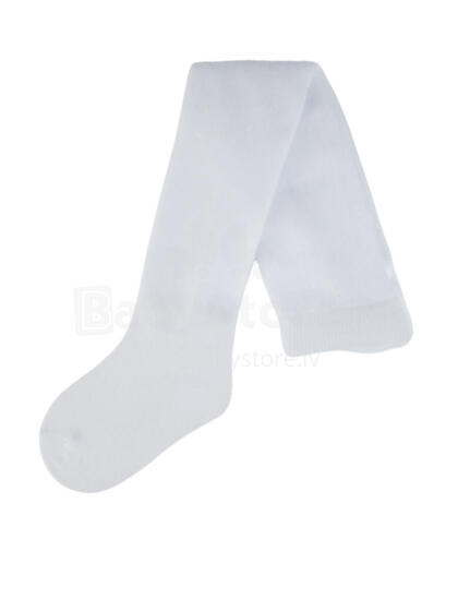 NOVITI RB001-U-01 Cotton tights plain white 104/110