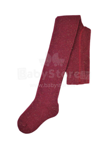 NOVITI RB002-G-04 Tights kotoklobo burgundy melange sika lurex 80/86